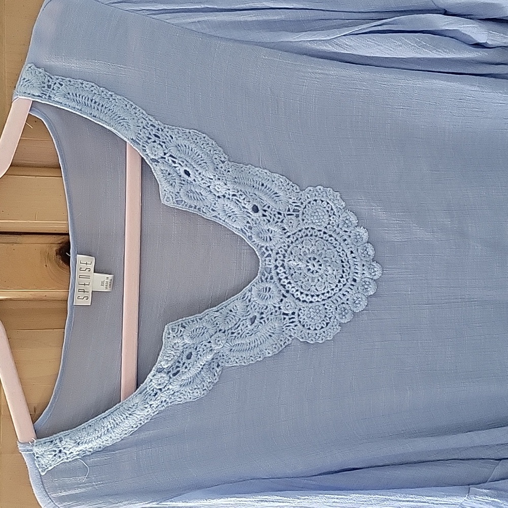 Blue Embroided Tunic - Picture 3 of 8